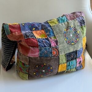 Rising International Neptal Patchwork Hippie Bohemian Hobo Tote Bag Purse